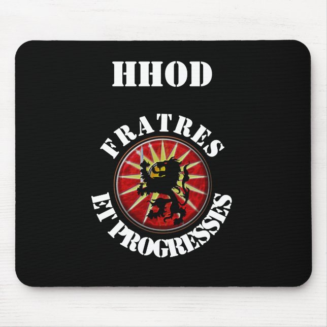 HHOD mousepad mit Motto (Vorne)