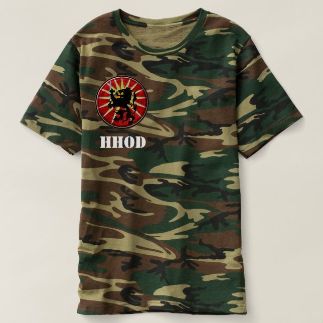 HHOD Teamwork ist OP - Camouflage T-Shirt (Design vorne)