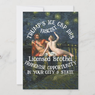 HHS FBI Trumps Toter Nachruf Service Party Hölle X Einladung