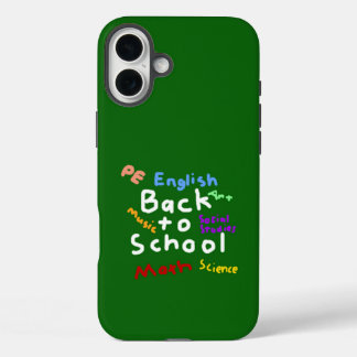 HI54EDU Zurück zur Schule iPhone 16 Plus Hülle