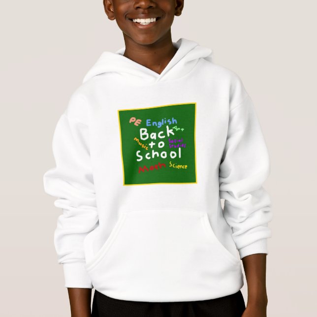 HI54EDU Zurück zur Schule Hoodie (Vorderseite)