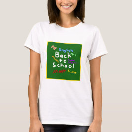 HI54EDU Zurück zur Schule T-Shirt