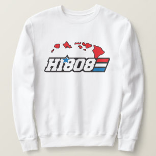 HI808 Hawaii-Stolz-Grafik mit Insel-Feeling Sweatshirt