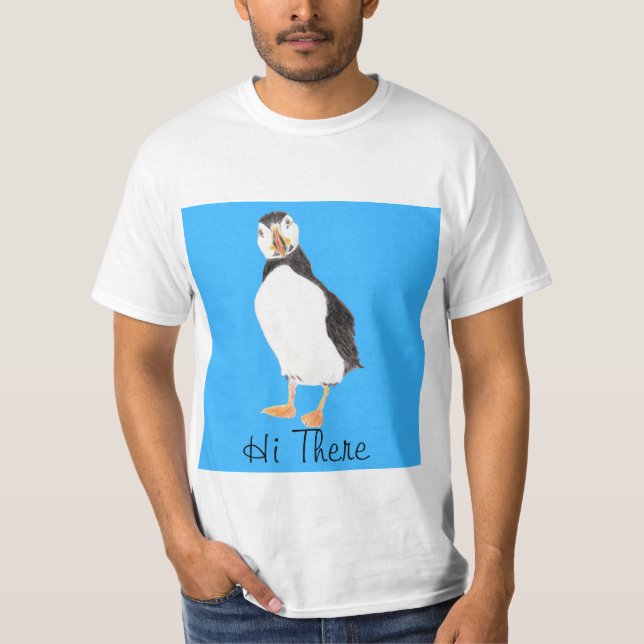 Hi da Puffin T-Shirt (Vorderseite)