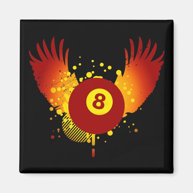 Hi-Fi-Billard Magnet (Vorne)