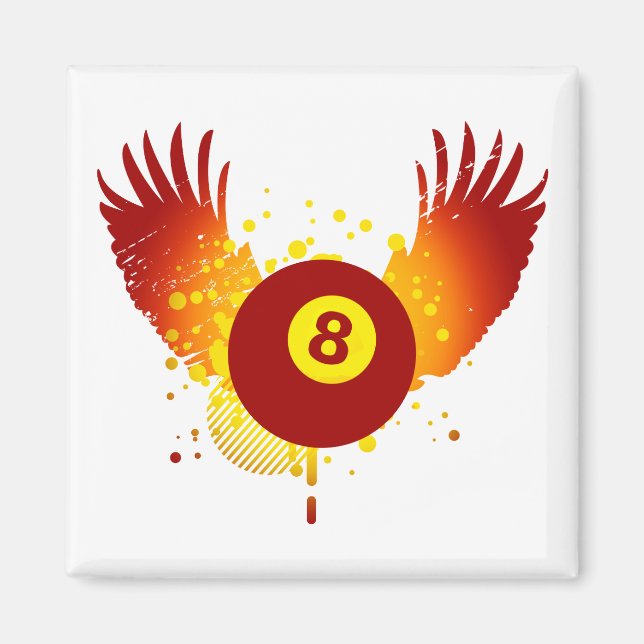 Hi-Fi-Billard Magnet (Vorne)