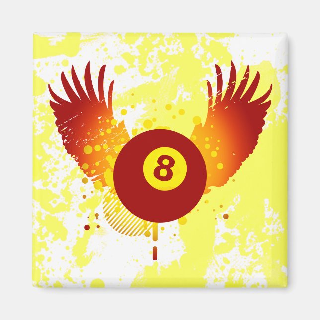 Hi-Fi-Billard Magnet (Vorne)