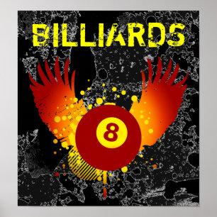 Hi-Fi-Billard Poster