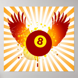 Hi-Fi-Billard Poster