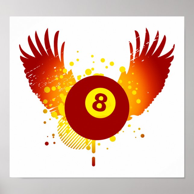 Hi-Fi-Billard Poster (Vorne)