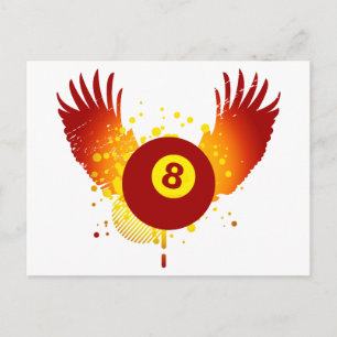 Hi-Fi-Billard Postkarte