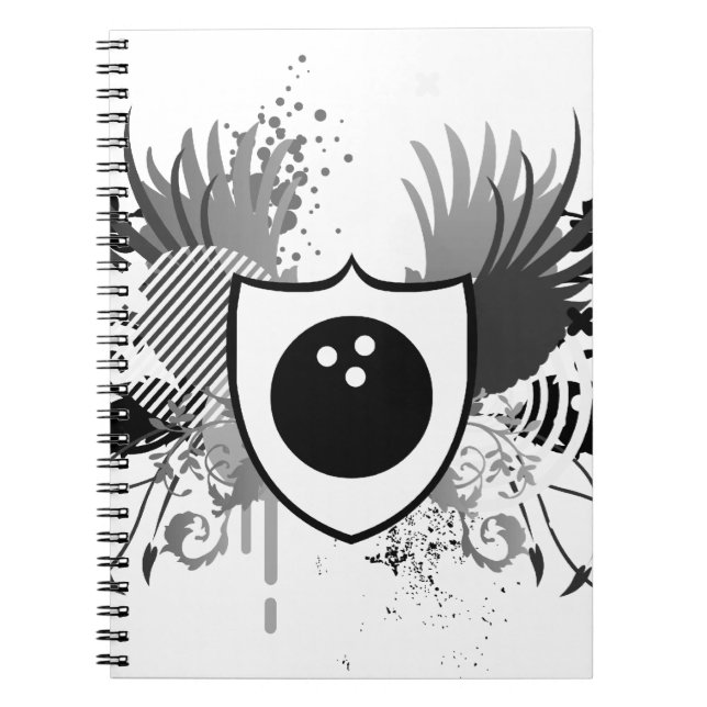 Hi-Fi-Bowling Notizblock (Vorderseite)
