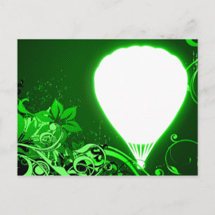 Hi-Fi Heißluftballons Postkarte