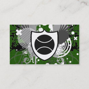 Hi-Fi-kariert-Tennis Visitenkarte