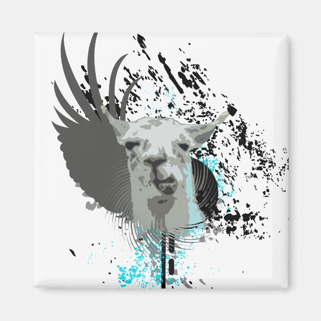 Hi-Fi-Lama. Magnet (Vorne)
