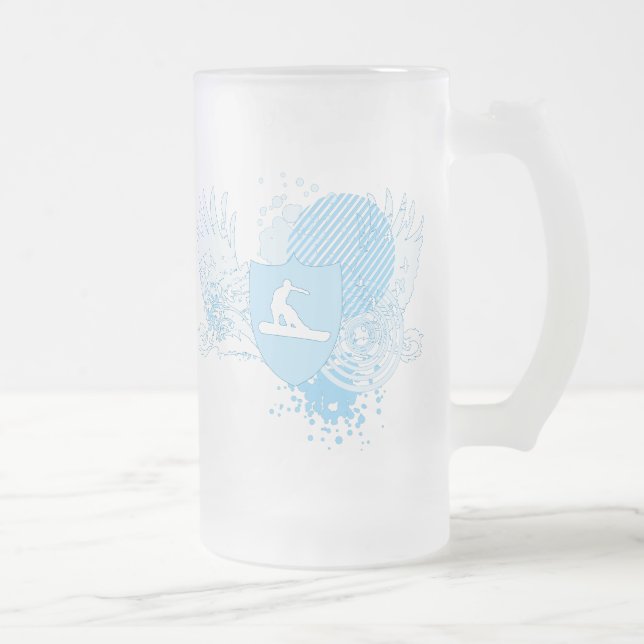 Hi-Fi-Snowboard Mattglas Bierglas (Rechts)