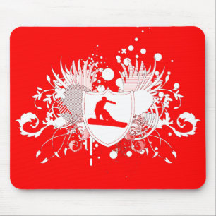 Hi-Fi Snowboarden. Mousepad
