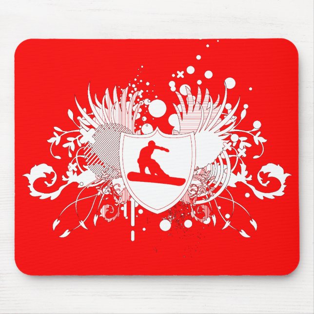 Hi-Fi Snowboarden. Mousepad (Vorne)