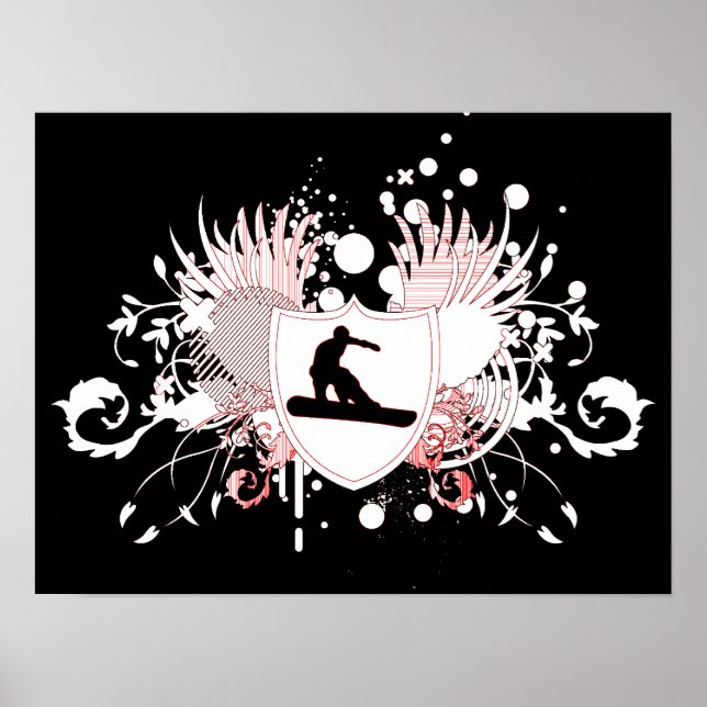 Hi-Fi-Snowboarden Poster (Vorne)