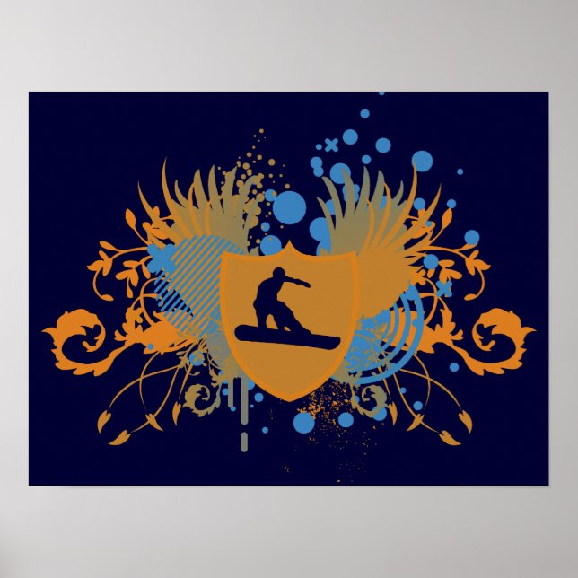 Hi-Fi-Snowboarden Poster (Vorne)