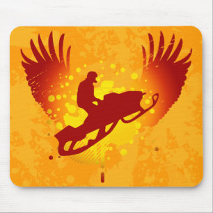 Hi-Fi-Snowmobiling Mousepad