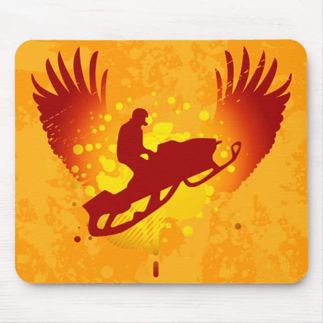 Hi-Fi-Snowmobiling Mousepad (Vorne)