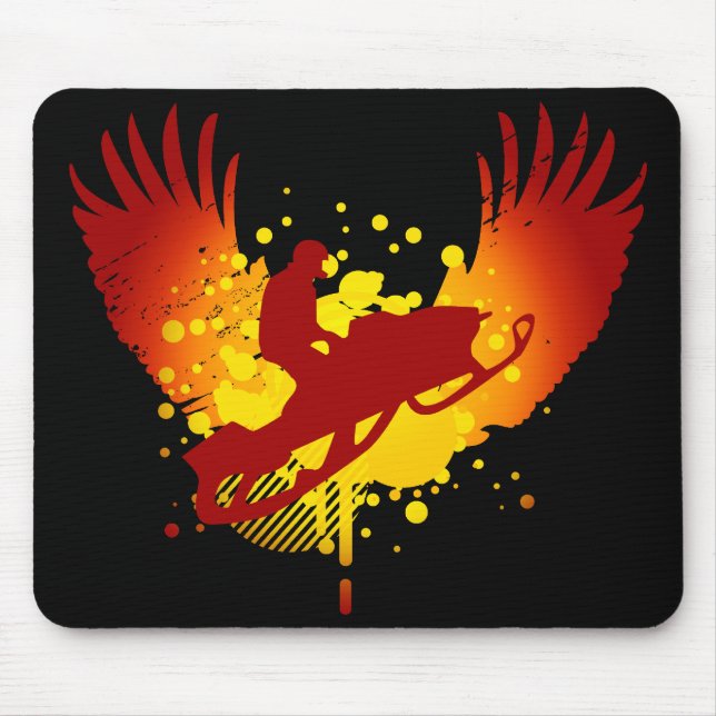 Hi-Fi-Snowmobiling Mousepad (Vorne)