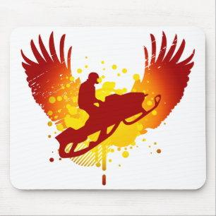 Hi-Fi-Snowmobiling Mousepad