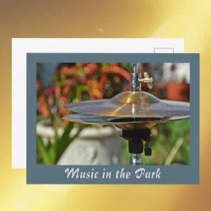 Hi-Hat-Becken Music in the Park Fotografisch Postkarte