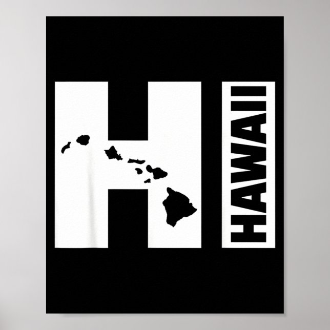 HI Hawaii-Inseln Poster (Vorne)