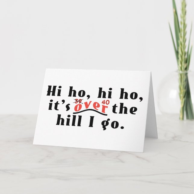Hi Ho 40 Card Karte (Vorderseite)