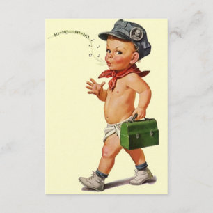 Hi Ho Whistler Design Vintage Leere Einladungen