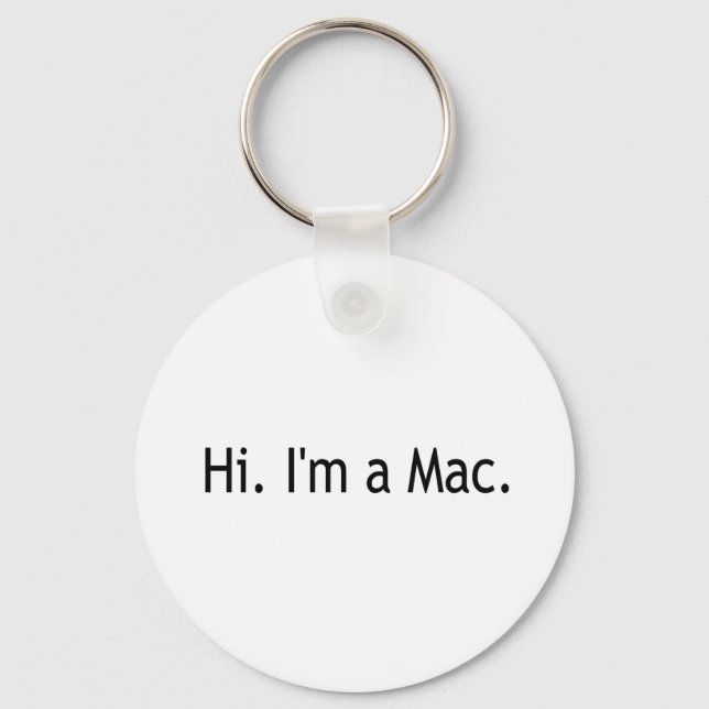 Hi, ich bin ein Mac Schlüsselanhänger (Vorderseite)