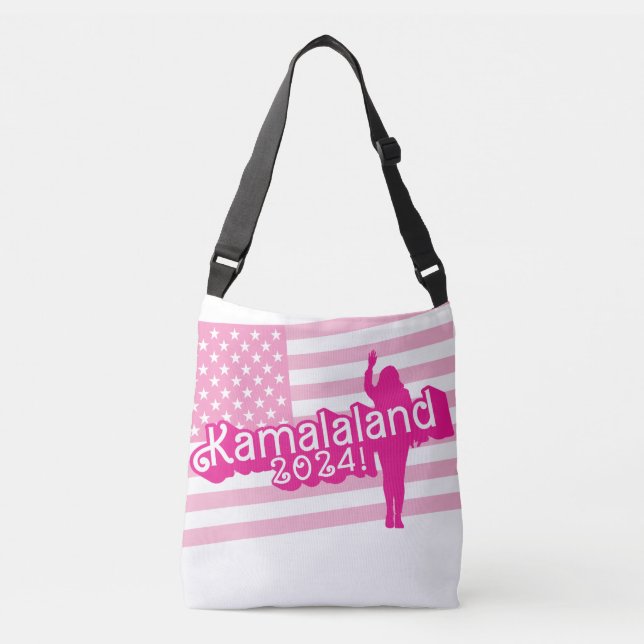 "Hi Kamala" - Ganzkörpertasche (kein Slogan) Tragetaschen Mit Langen Trägern (Vorderseite)