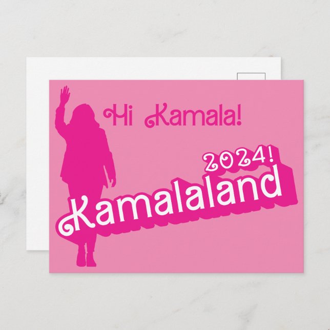 "Hi Kamala" - Postkarte (Tagline B) (Vorne/Hinten)