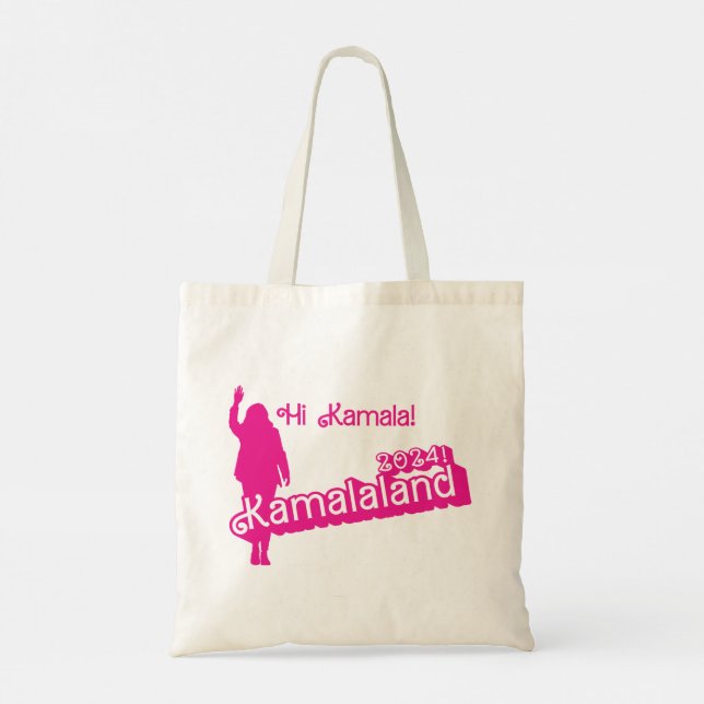 "Hi Kamala" - Tasche des Haushalts (Slogline B) (Rückseite)