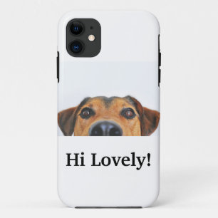 Hi Lovely! iPhone 11 Case für Hundefreunde