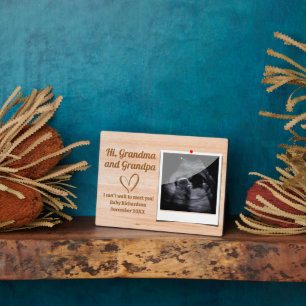 Hi Oma und Opa Foto Ultraschallrahmen Fotoplatte