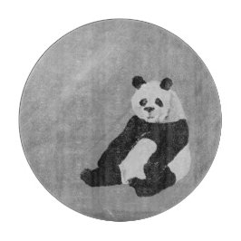 Hi, Panda! Round Cutting Board Schneidebrett