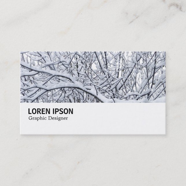 Hi-Phi - 0132 - Snowy Branches Visitenkarte (Vorderseite)