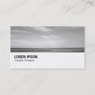 Hi-Phi - 0209 - Severn Estuary at Penarth B&W Visitenkarte