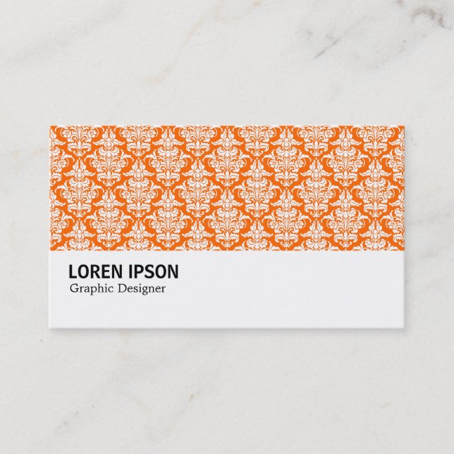 Hi-Phi - 0217 - Damask Pattern Visitenkarte (Vorderseite)