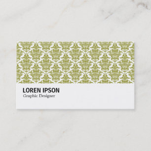 Hi-Phi - 0237 Olive Damask Visitenkarte