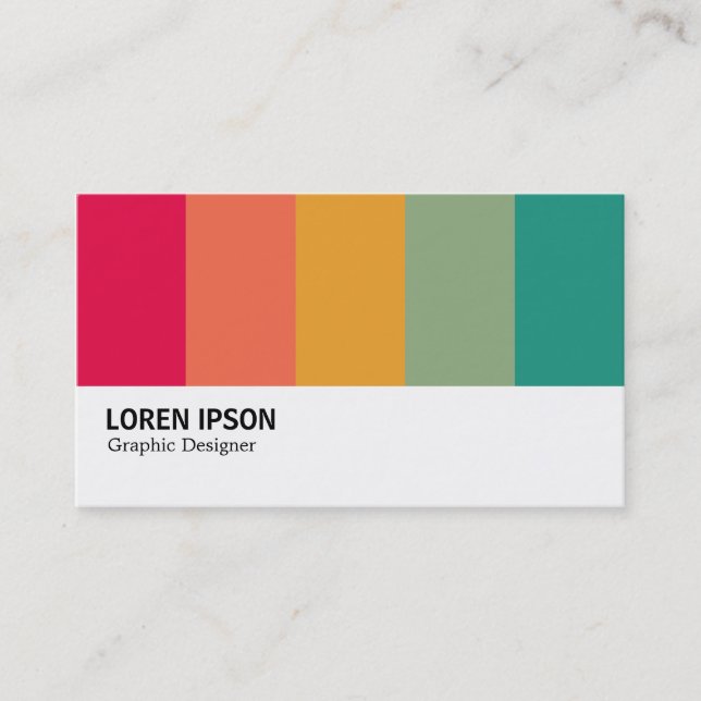 Hi-Phi Colorbars 02 Visitenkarte (Vorderseite)