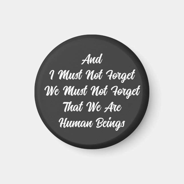 Hi Ren Human Beings Magnet (Vorne)