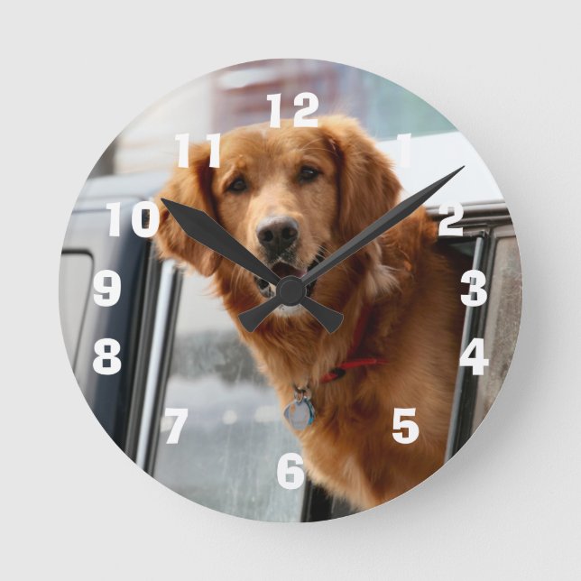 Hi Runde Wanduhr (Vorderseite)