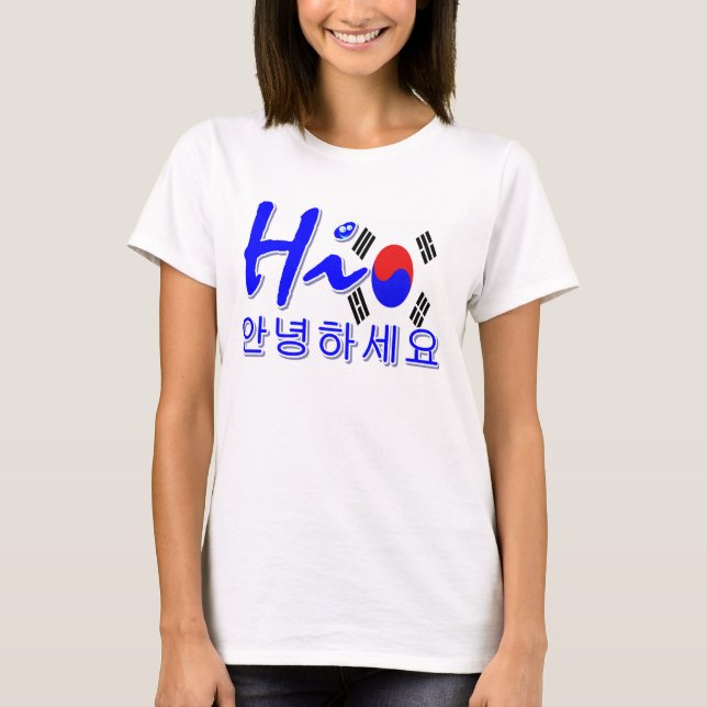 Hi Südkorea T-Shirt (Vorderseite)
