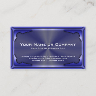 Hi Tech Imitats Metallic Card Version 1 mit Foto Visitenkarte