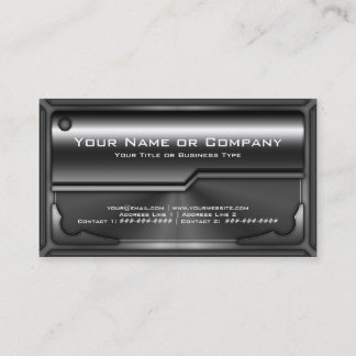 Hi Tech Imitats Metallic Card Version 2 mit Foto Visitenkarte