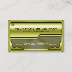 Hi Tech Imitats Metallic Card Version 3 mit Logo Visitenkarte